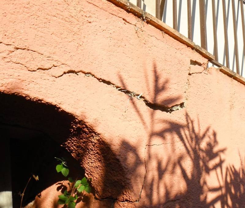 Expertise désordre suite modification structurelle en soubassement sur Gorbio, proche de Menton